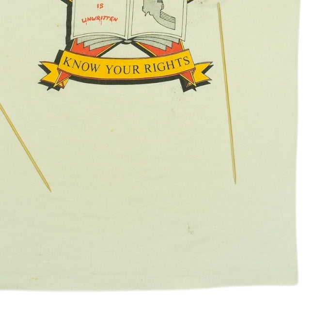 1982 The Clash Know Your Rights Tour Jersey Shirt