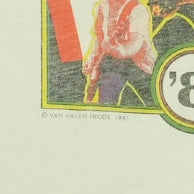 1981 Van Halen Tour Jersey Shirt