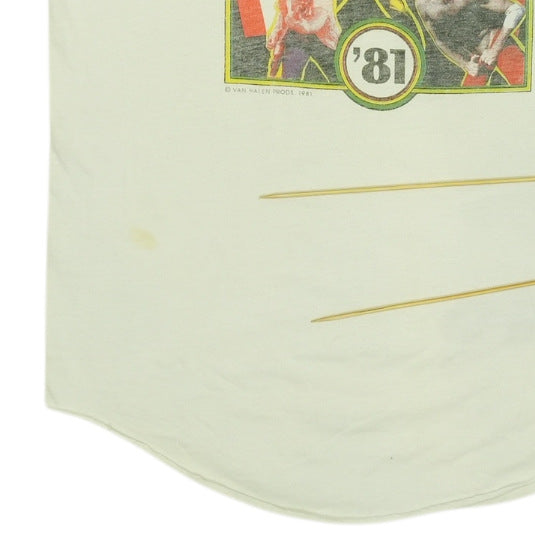 1981 Van Halen Tour Jersey Shirt