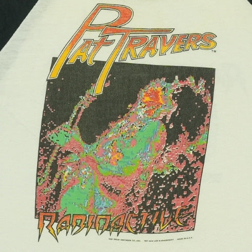 1981 Pat Travers Radioactive Tour Jersey Shirt