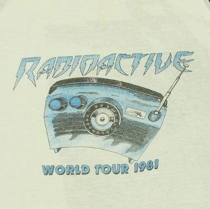 1981 Pat Travers Radioactive Tour Jersey Shirt