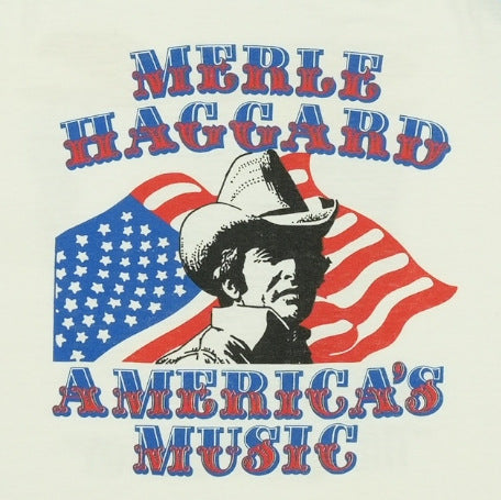 1980s Merle Haggard America's Music Jersey Shirt