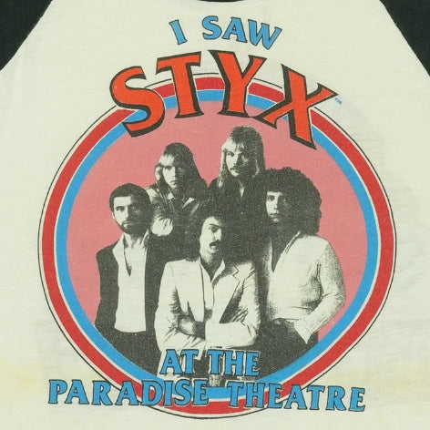 1983 Styx Paradise Theatre Tour Jersey Shrit
