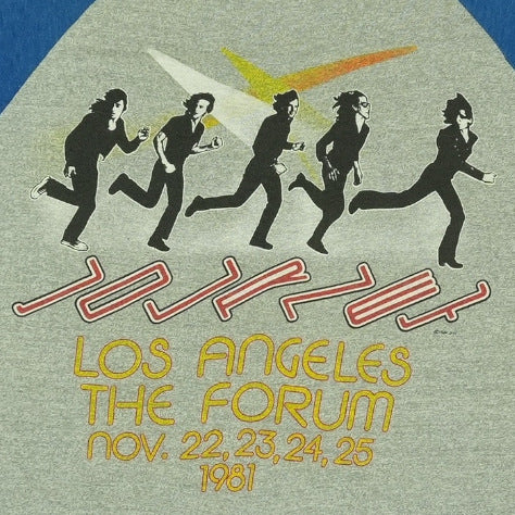 1981 Journey Los Angeles Forum Concert Jersey Shirt