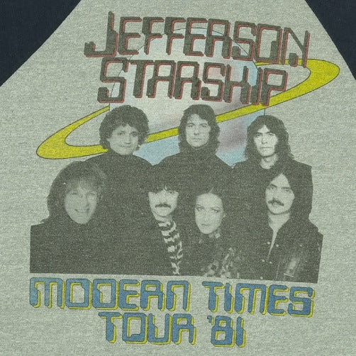1981 Jefferson Starship Modern Times Tour Jersey Shirt