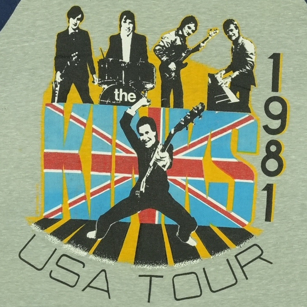 1981 The Kinks Give The People What They Want Tour Jersey Shirt