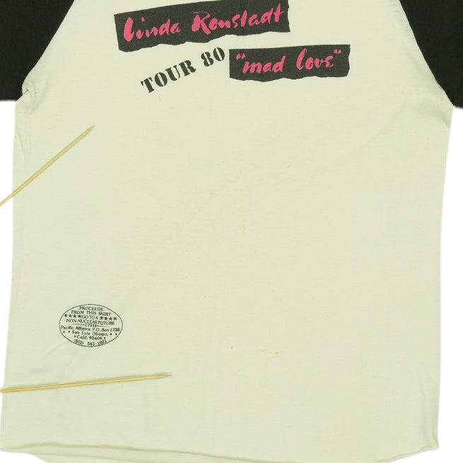 1980 Linda Rondstandt Mad Love Tour Jersey Shirt