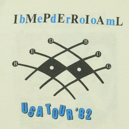 1982 Elvis Costello Imperial USA Tour Jersey Shirt