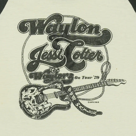 1979 Waylon Jennings Jessi Colter On Tour Jersey Shirt