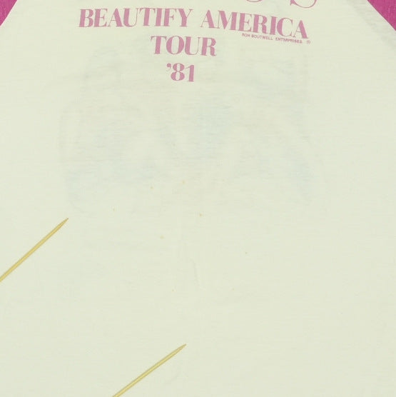 1981 Go-Go's Beautify America Tour Jersey Shirt