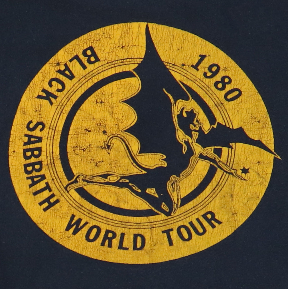 1980 Black Sabbath See Factor Crew World Tour Shirt