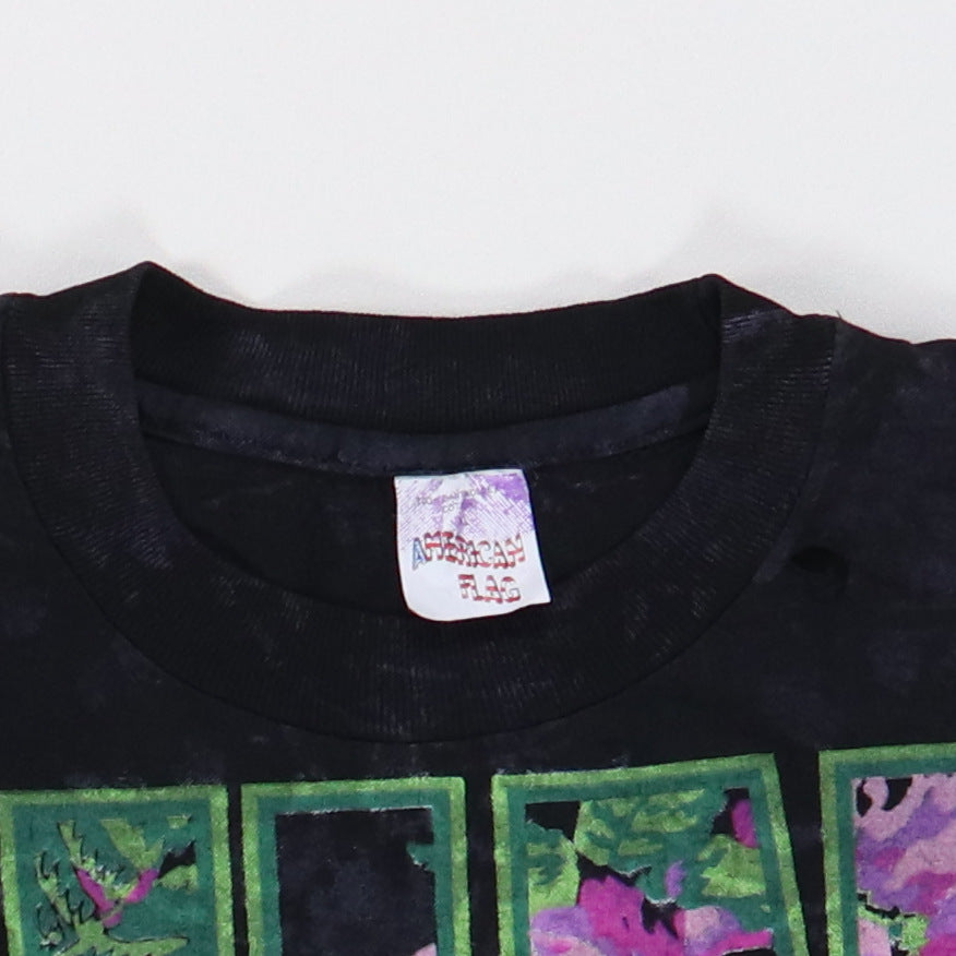 1990s Guns N Rose All Over Print Shirt Detail