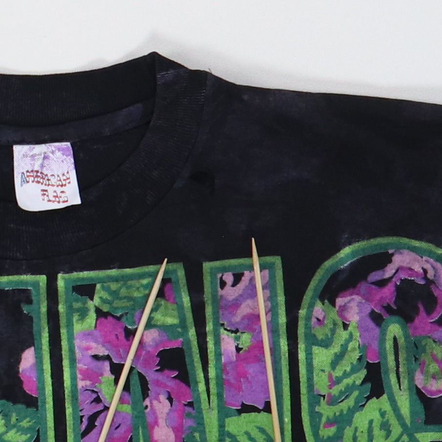 1990s Guns N Rose All Over Print Shirt Detail