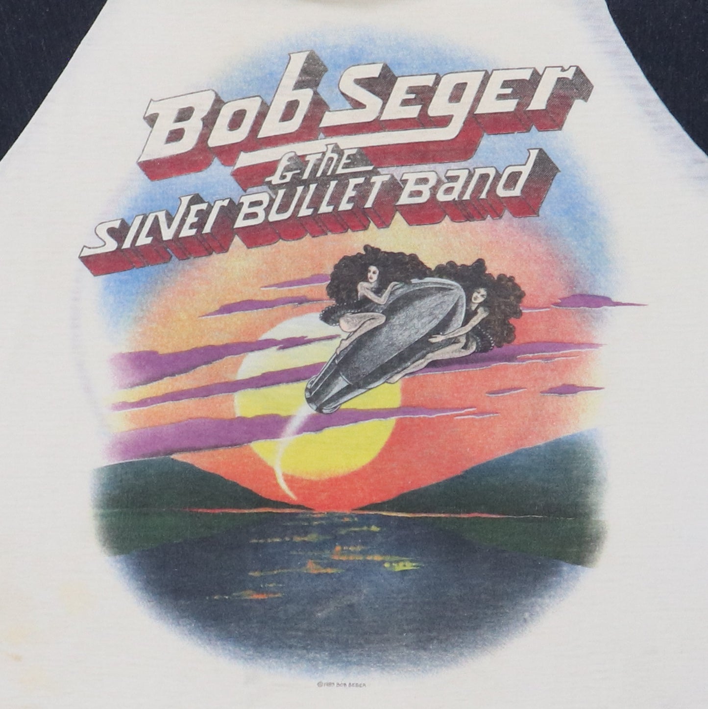 1983 Bob Seger The Distance Tour Jersey Shirt