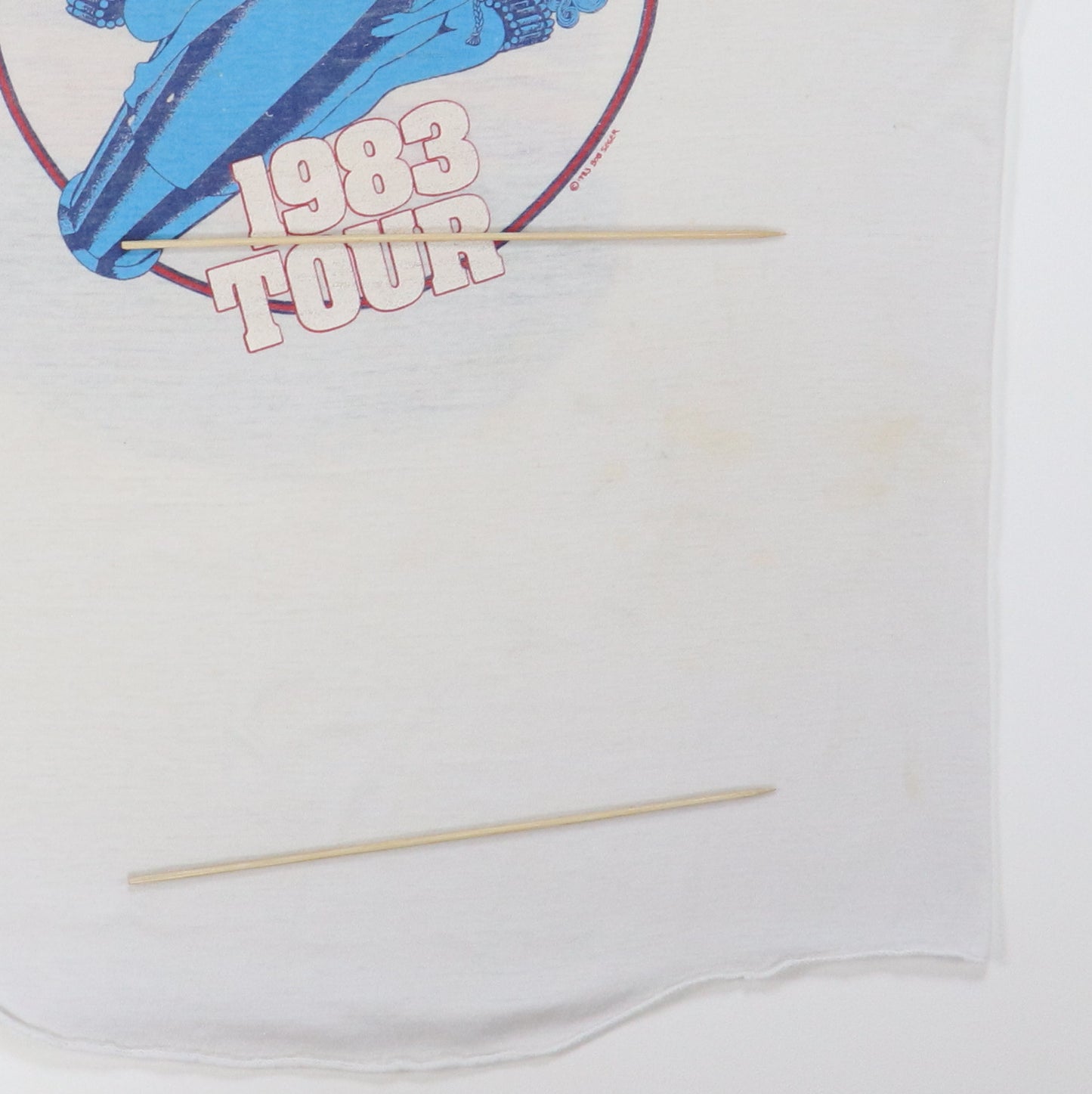 1983 Bob Seger The Distance Tour Jersey Shirt