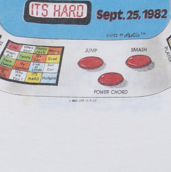 1982 The Who The Clash Tour Jersey Shirt