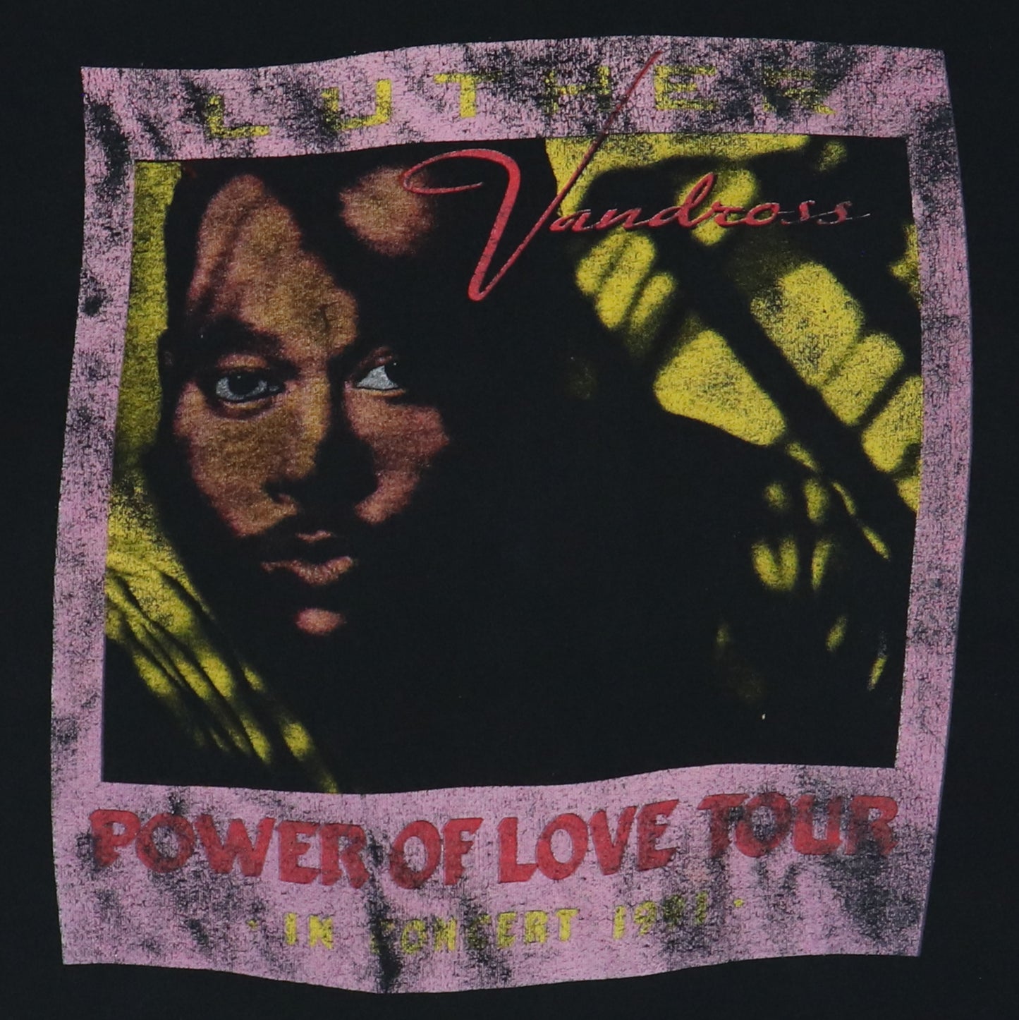 1991 Luther Vandross Power Of Love Tour Shirt