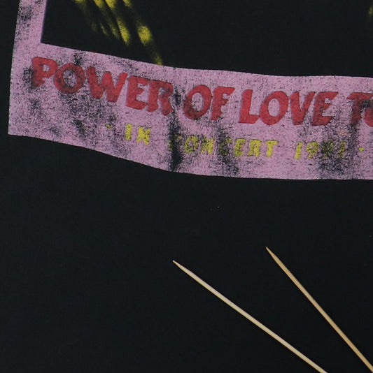1991 Luther Vandross Power Of Love Tour Shirt Back