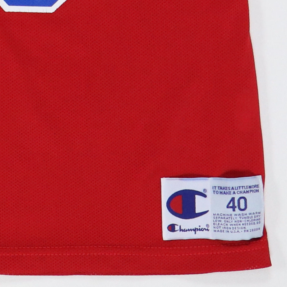 1990s Grant Hill Detroit Pistons NBA Jersey Detail