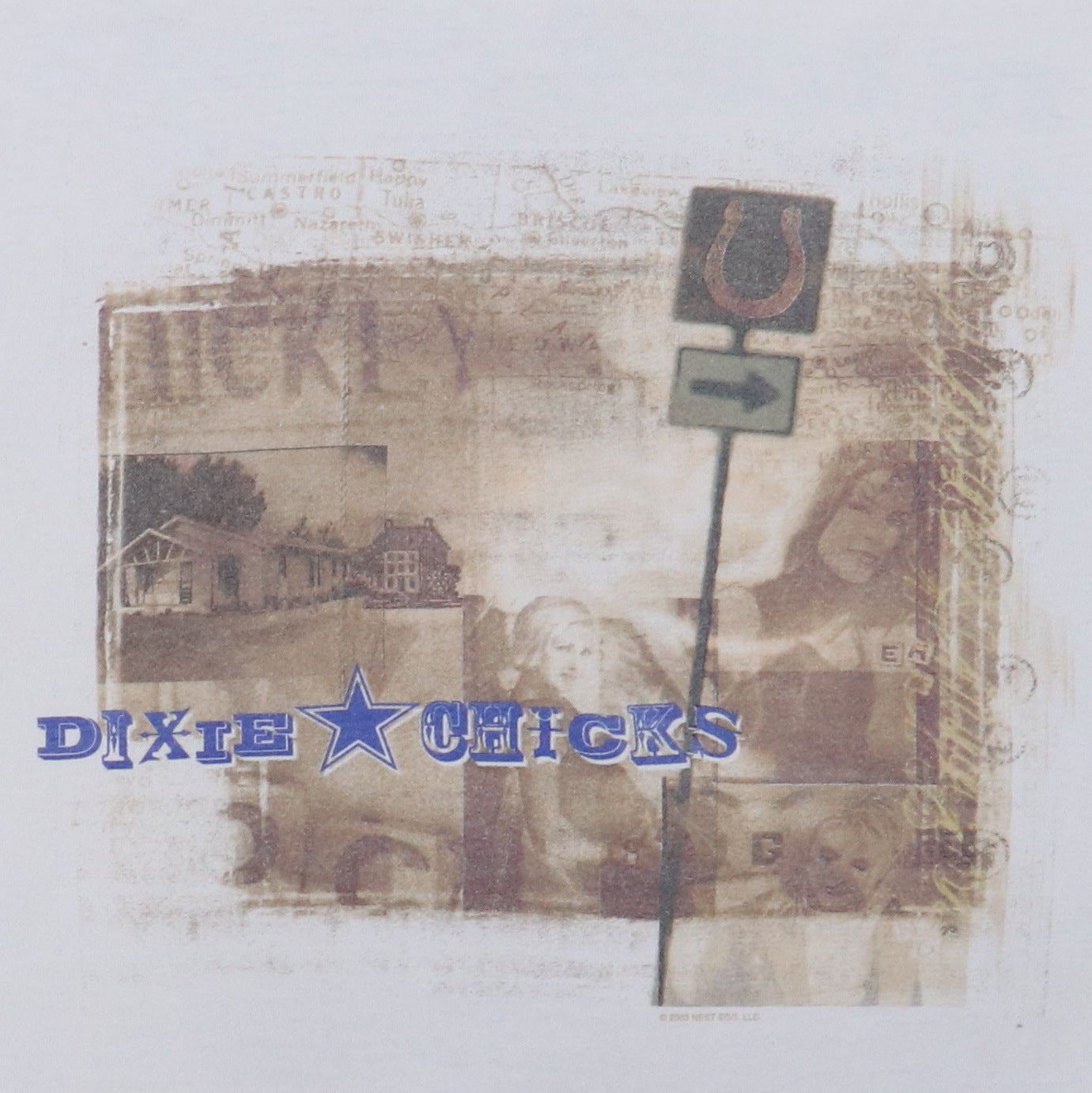 2003 Dixie Chicks Top Of The World Tour Shirt