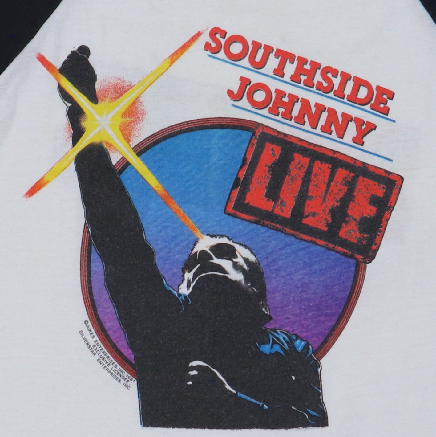 1981 Southside Johnny Abury Jukes Tour Jersey Shirt