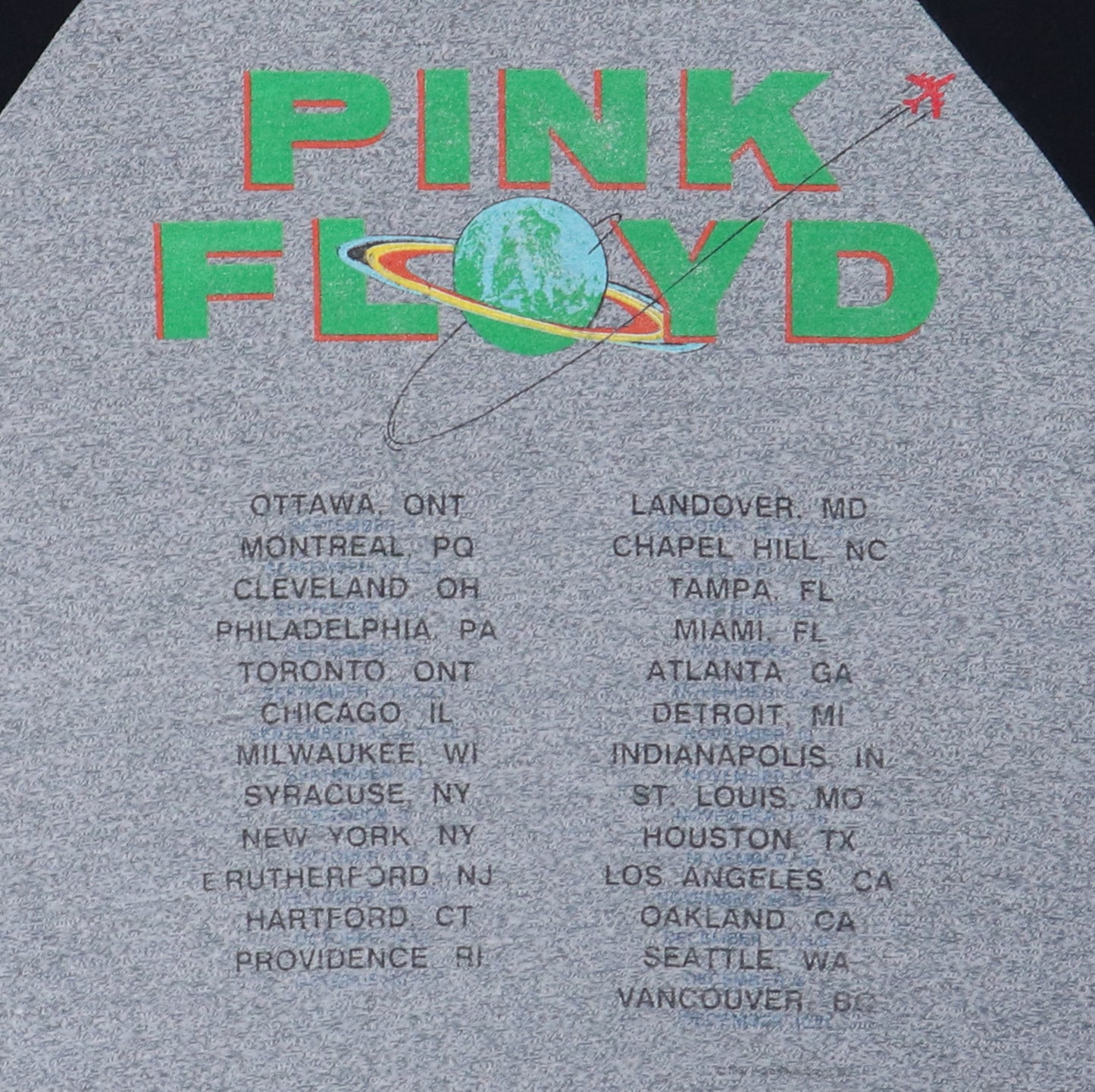 1987 Pink Floyd Momentary Lapse Tour Jersey Shirt