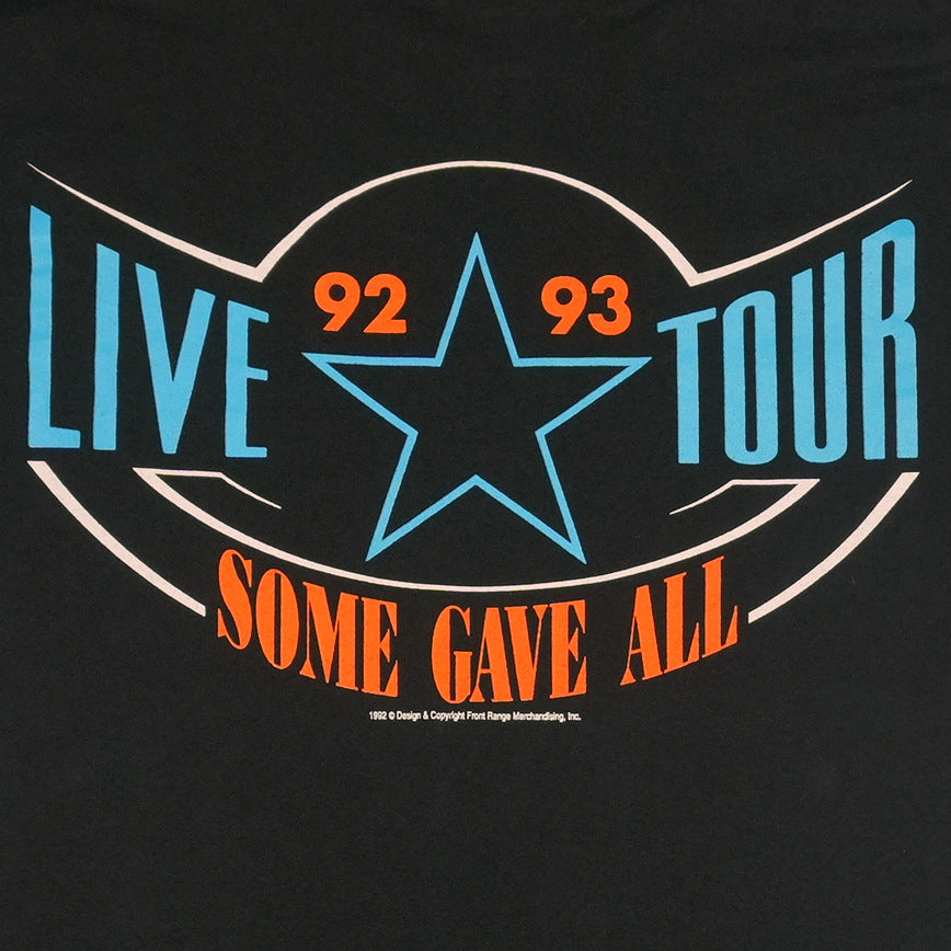 1992 Billy Ray Cyrus Some Gave All Tour Shirt