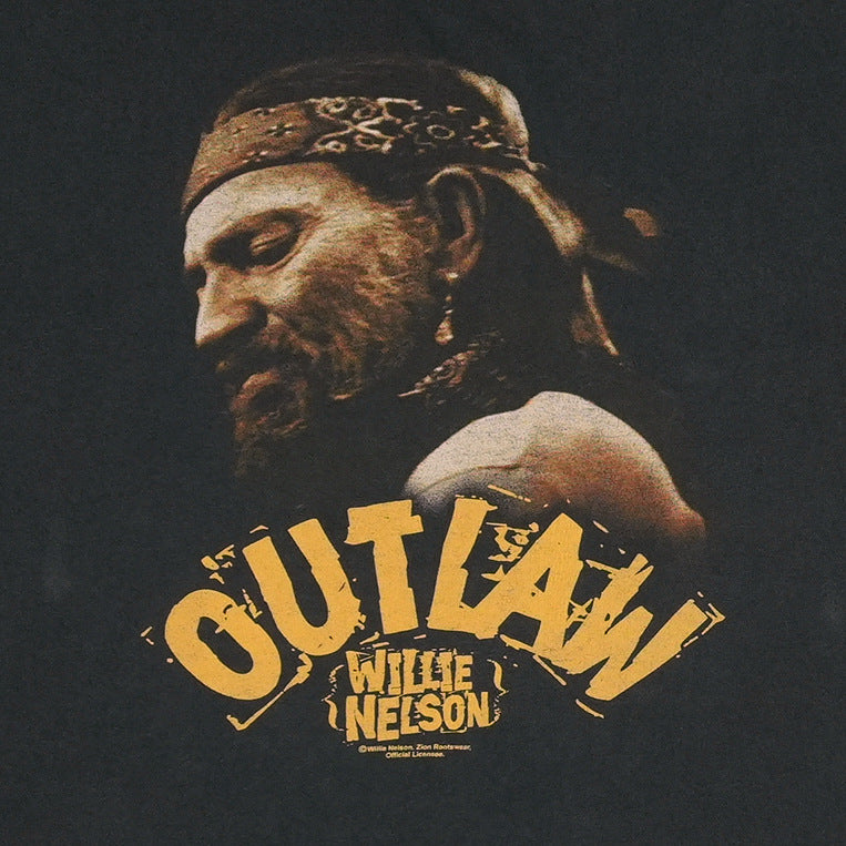 2000s Willie Nelson Outlaw Shirt