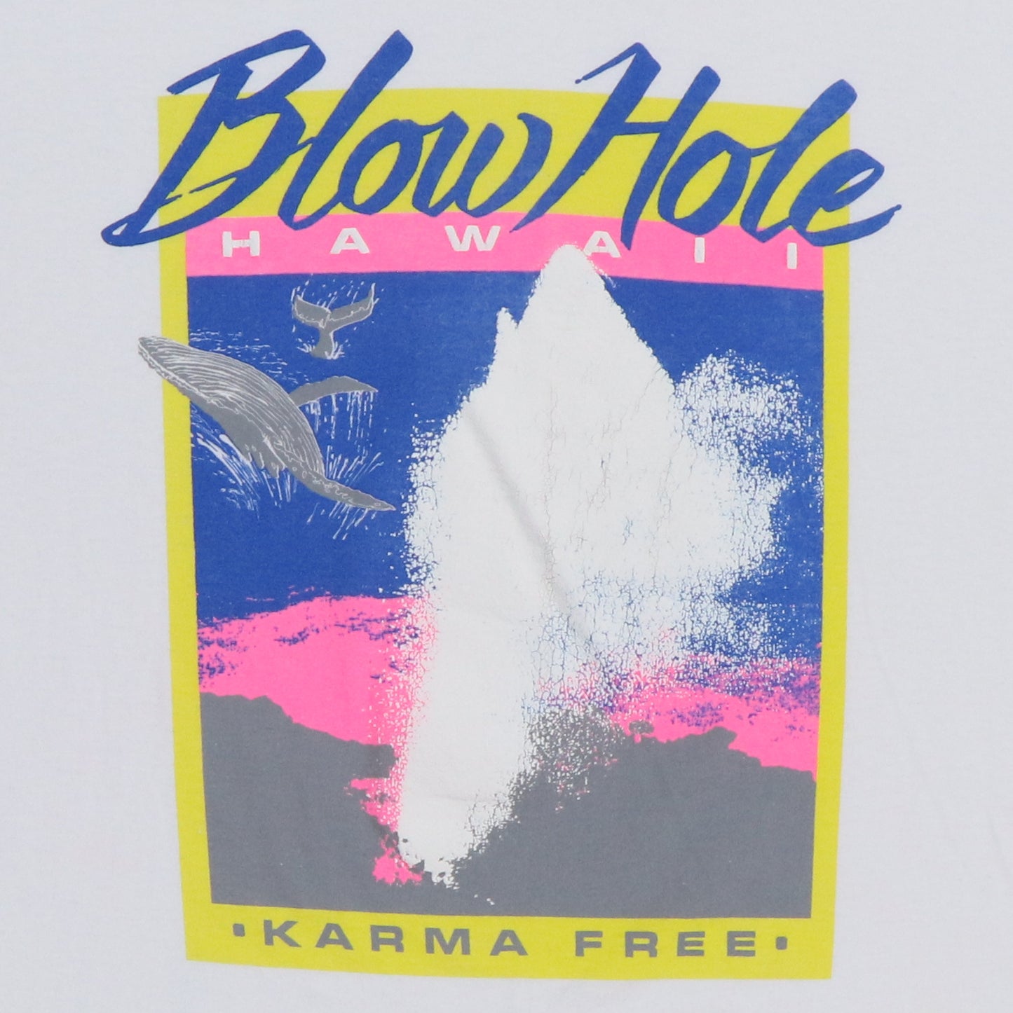 1980s Hawaii Blow Hole Karma Free Shirt