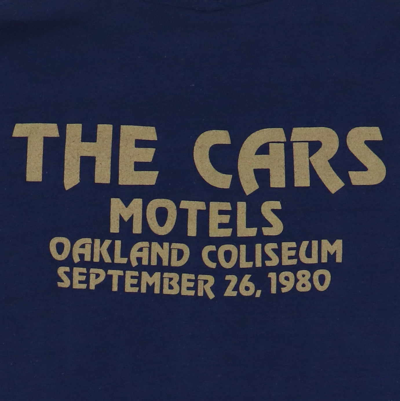 1990 The Cars Bill Graham's Crackers Crew Shirt