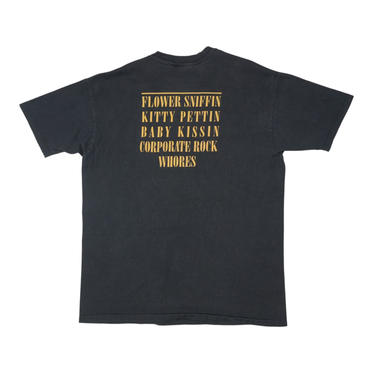 1991 Nirvana Smiley Geffen Promo Shirt Back