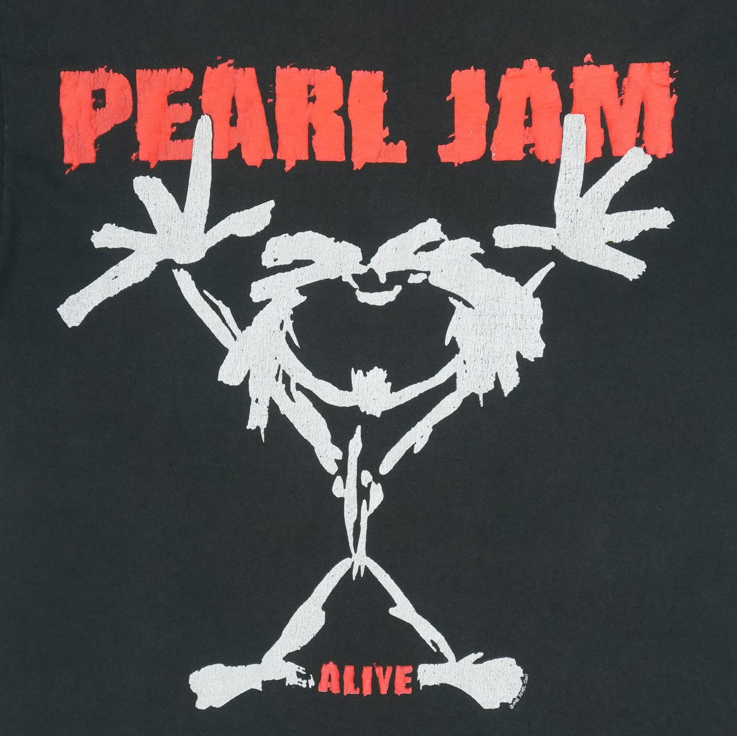1990s Pearl Jam Alive Stickman Shirt