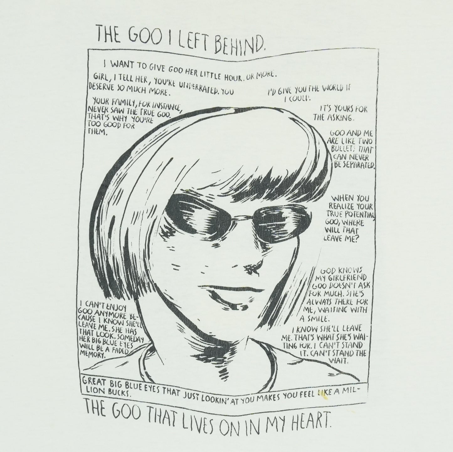 1990s Sonic Youth Goo Shirt