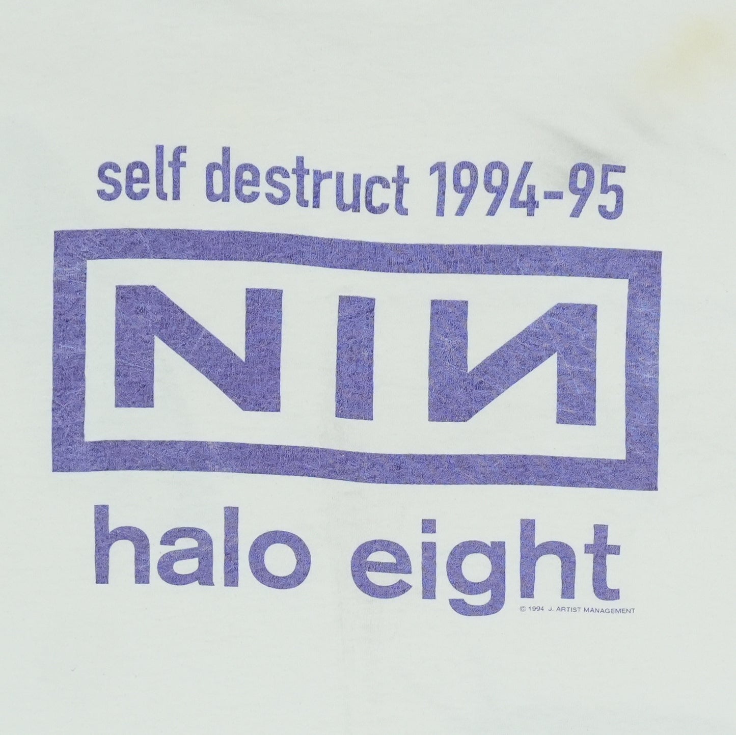 1994 Nine Inch Nails Self Destruct Shirt