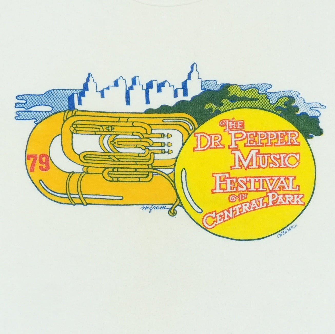 1979 Central Park Dr Pepper Music Festival Shirt