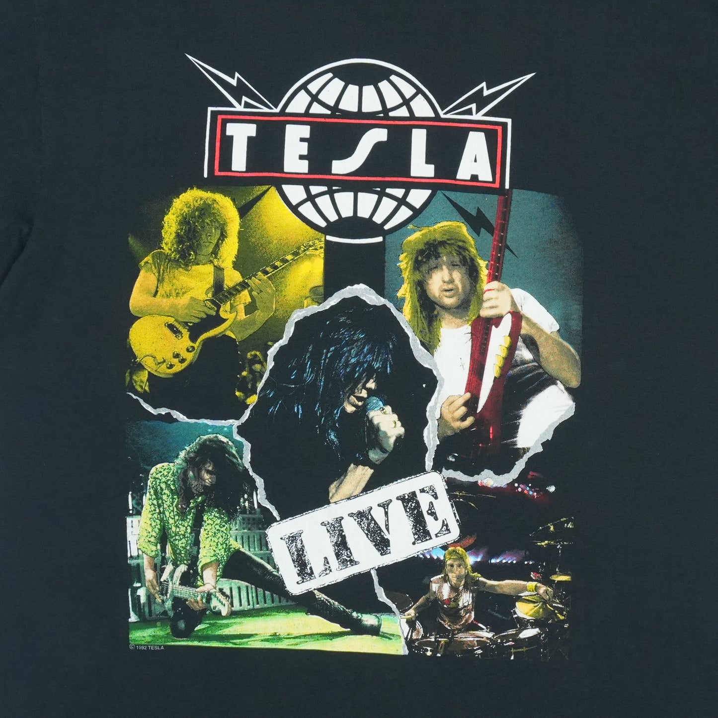 1992 Tesla Psychotic Supper Tour Shirt