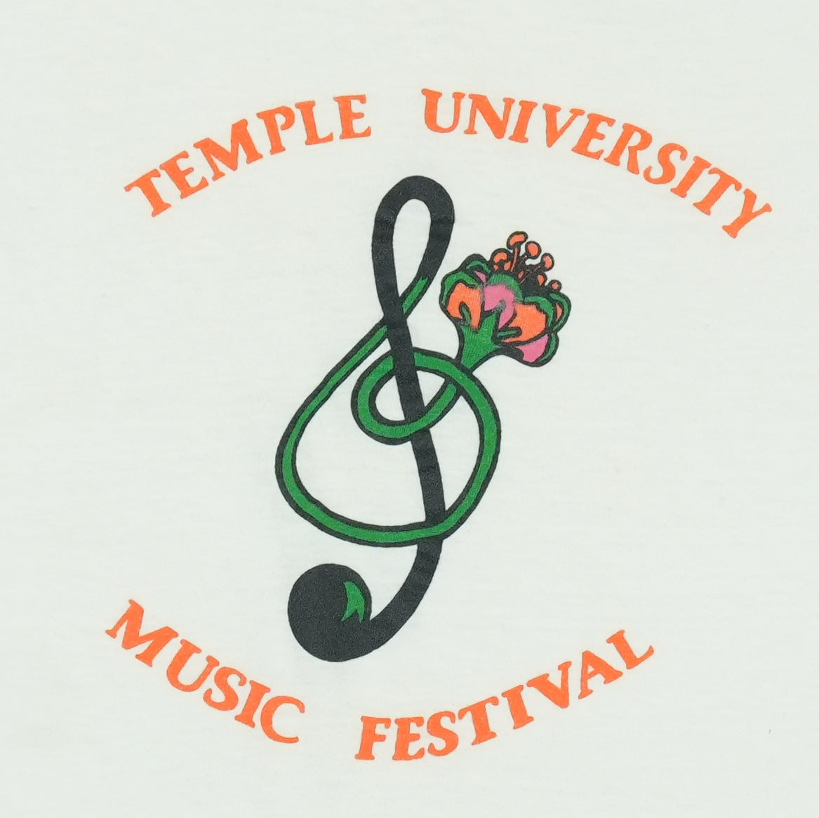 1974 Temple University Music Festival Shirt