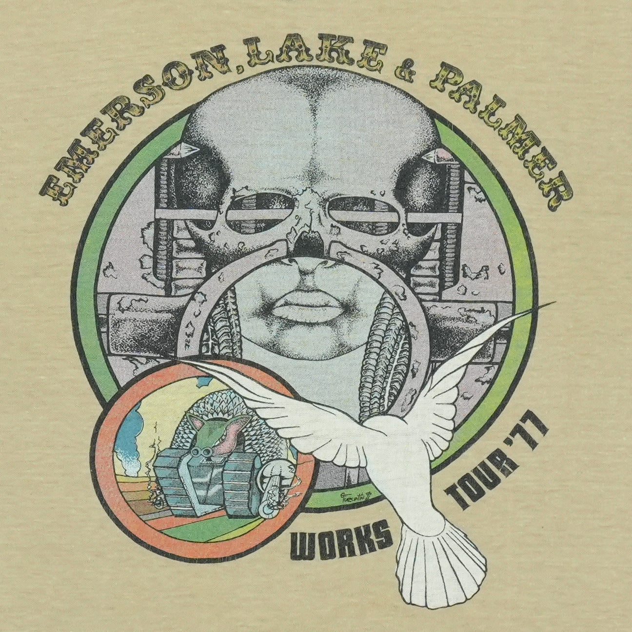1977 Emerson Lake Palmer Works Tour Shirt