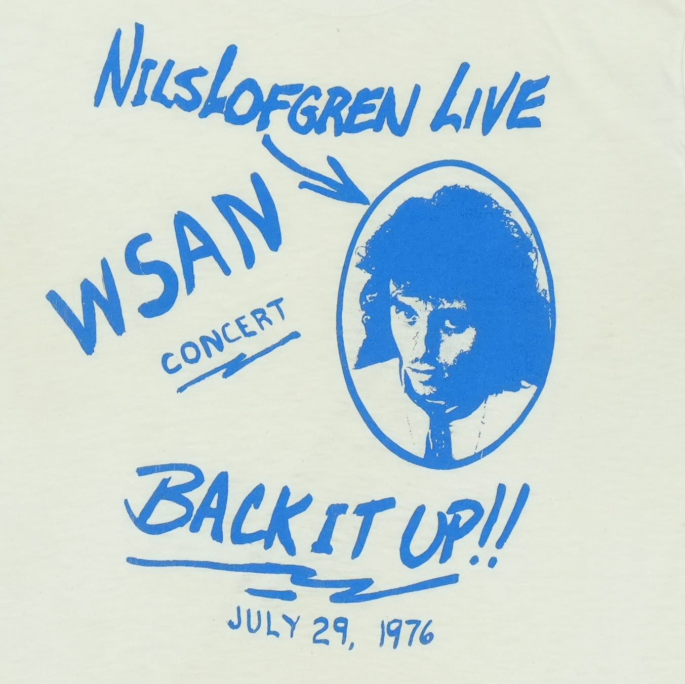 1976 Nils Lofgren Live Concert Shirt