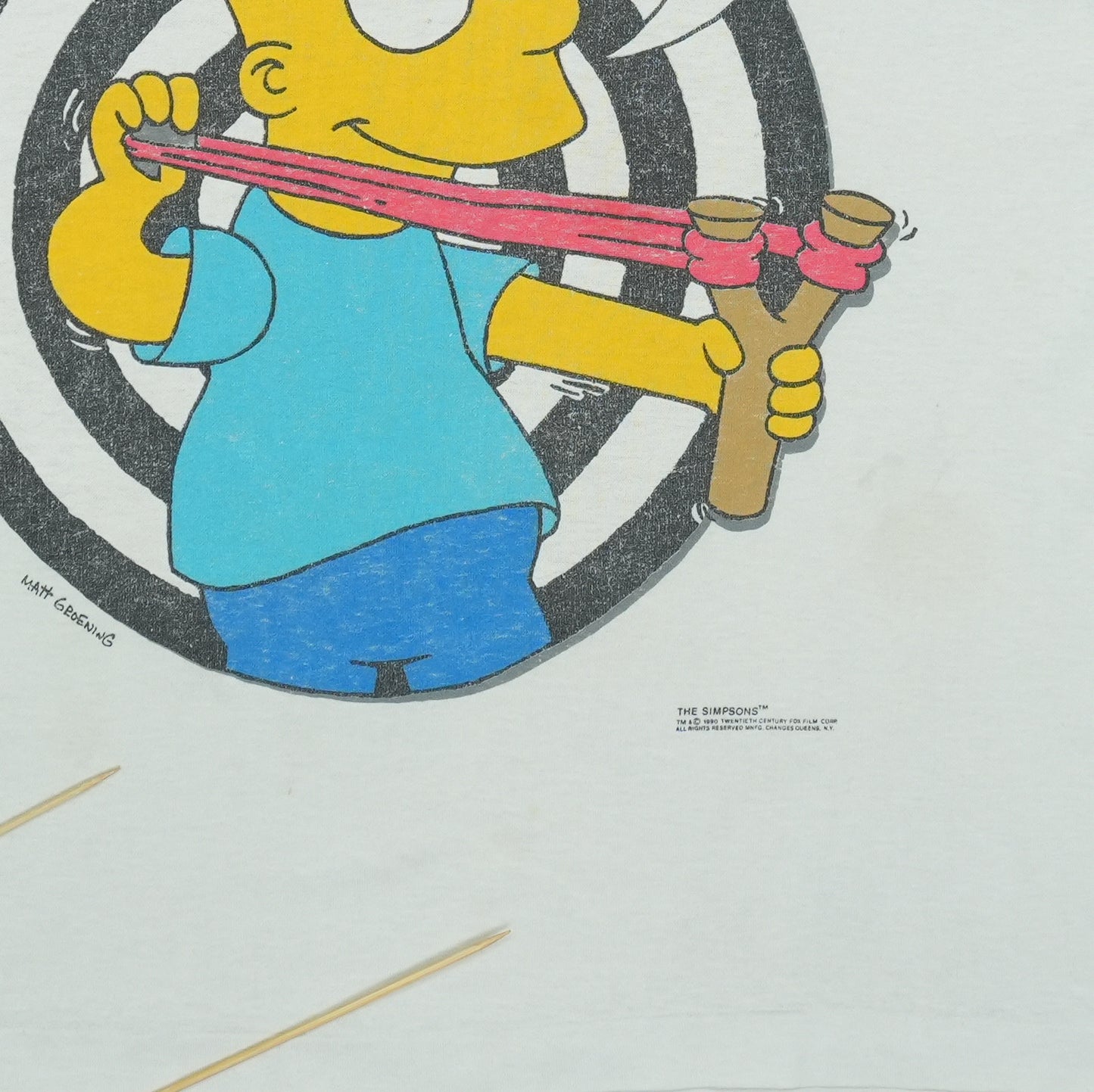 1990 The Simpsons Bart Simpson Yo Dude Shirt