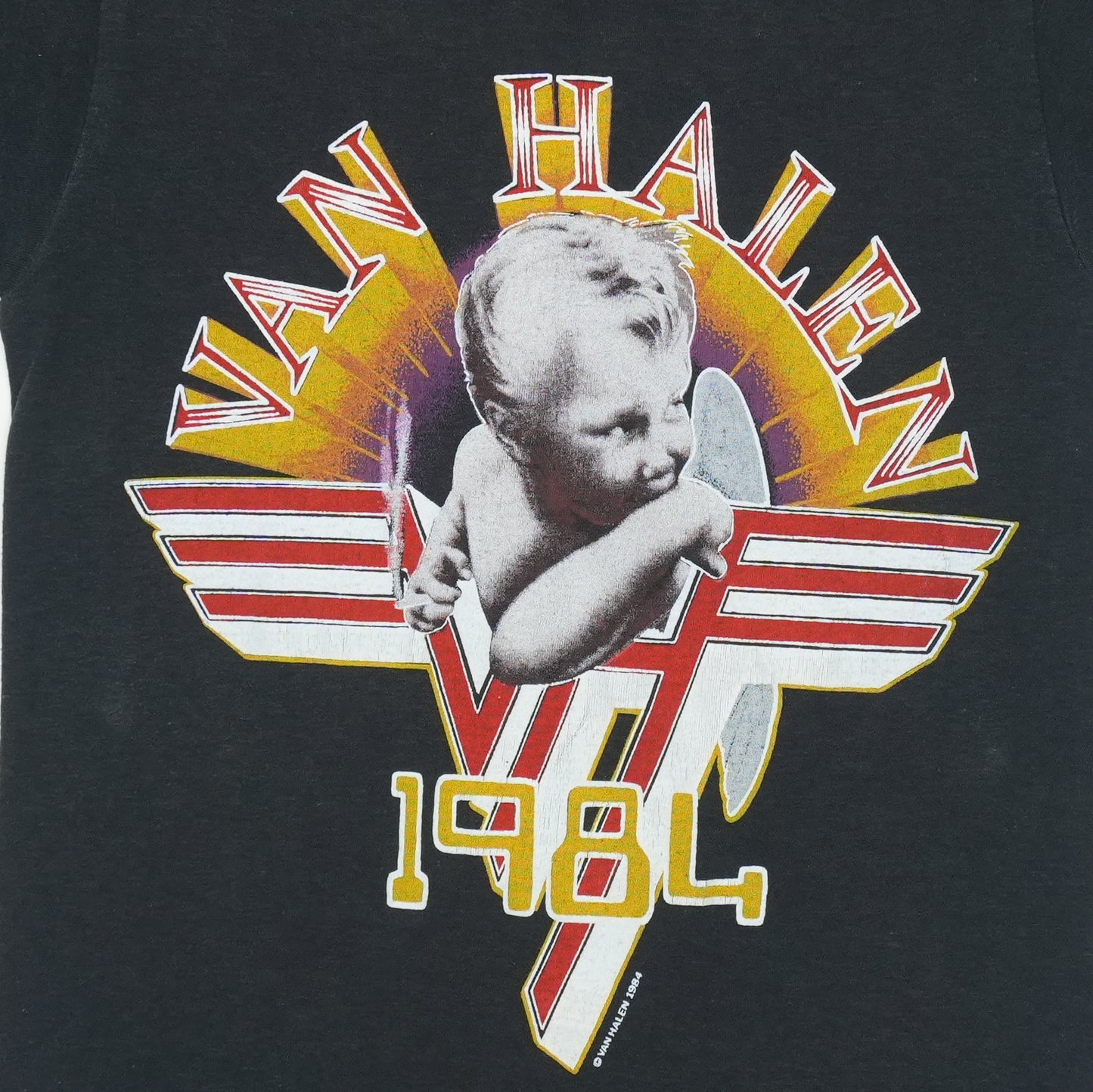 1984 Van Halen Smoking Baby Shirt