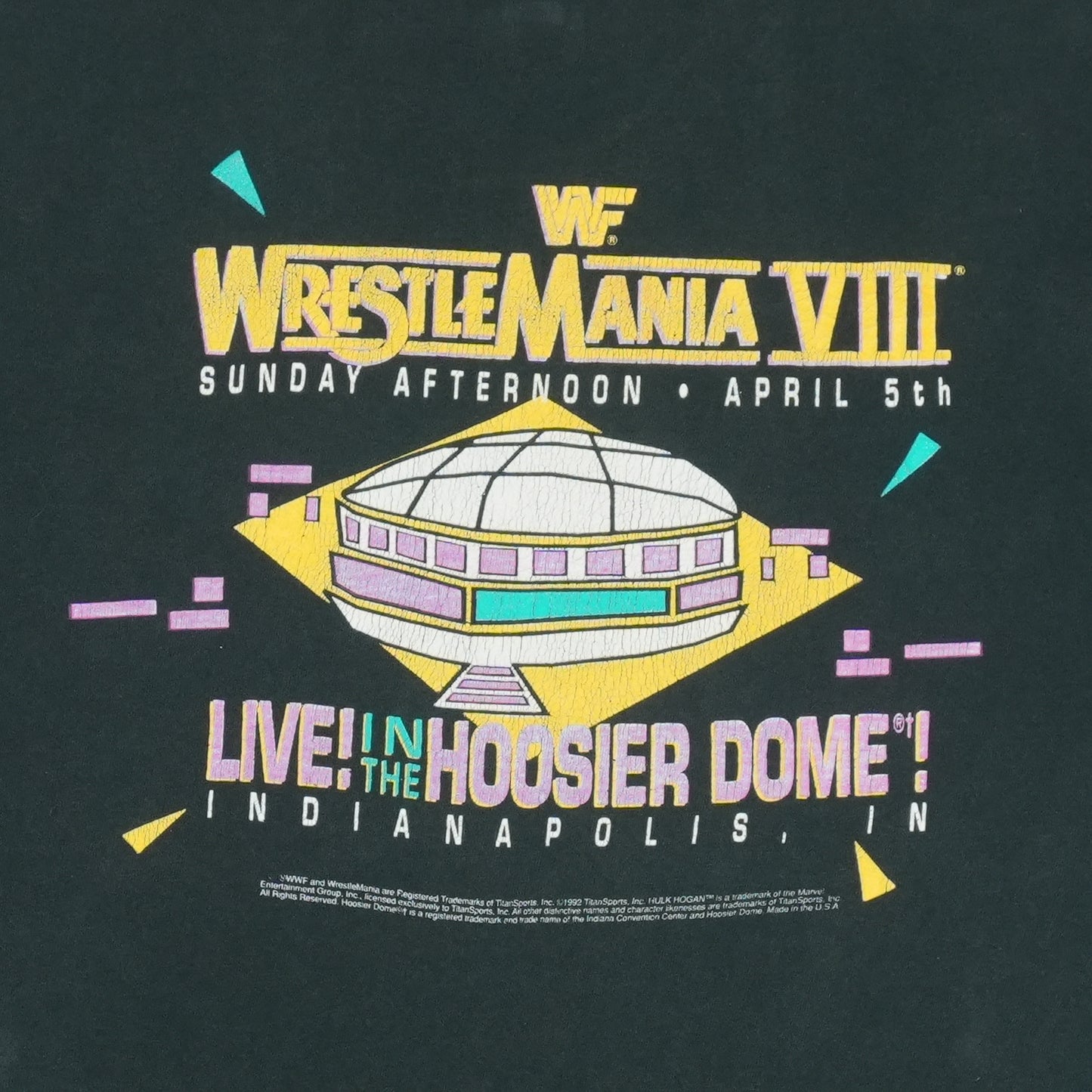 1992 Wrestlemania WWF Shirt