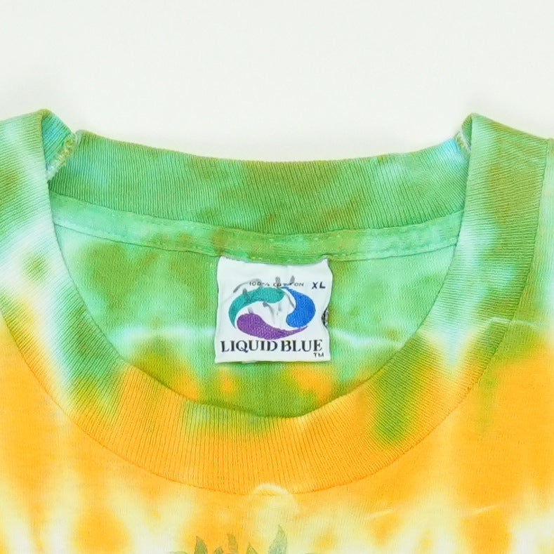 1993 Grateful Dead Rainforest Dead Summer Tour Tie Dye Shirt