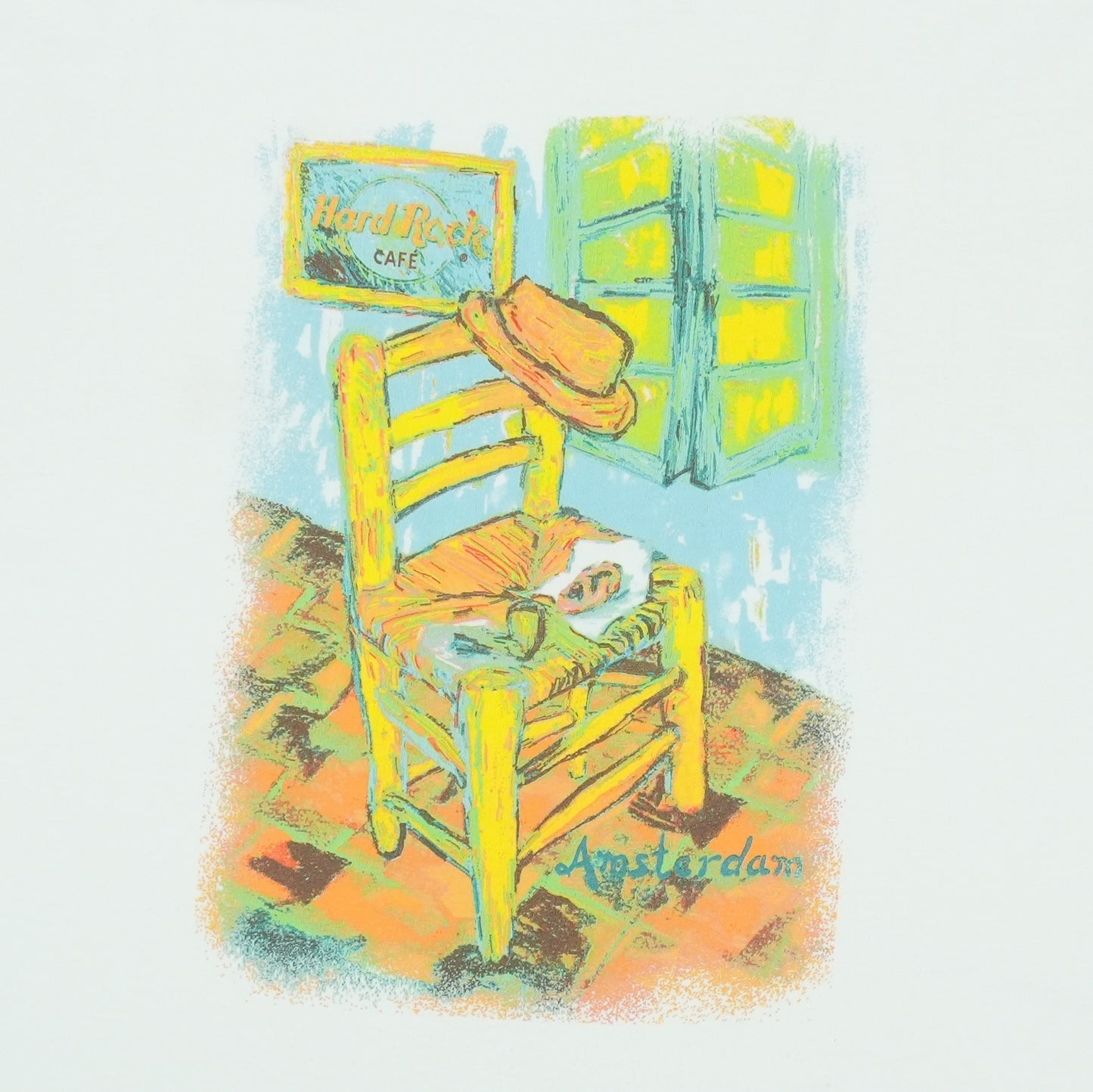 2000 Hard Rock Café Amsterdam Vincent Van Gogh Shirt