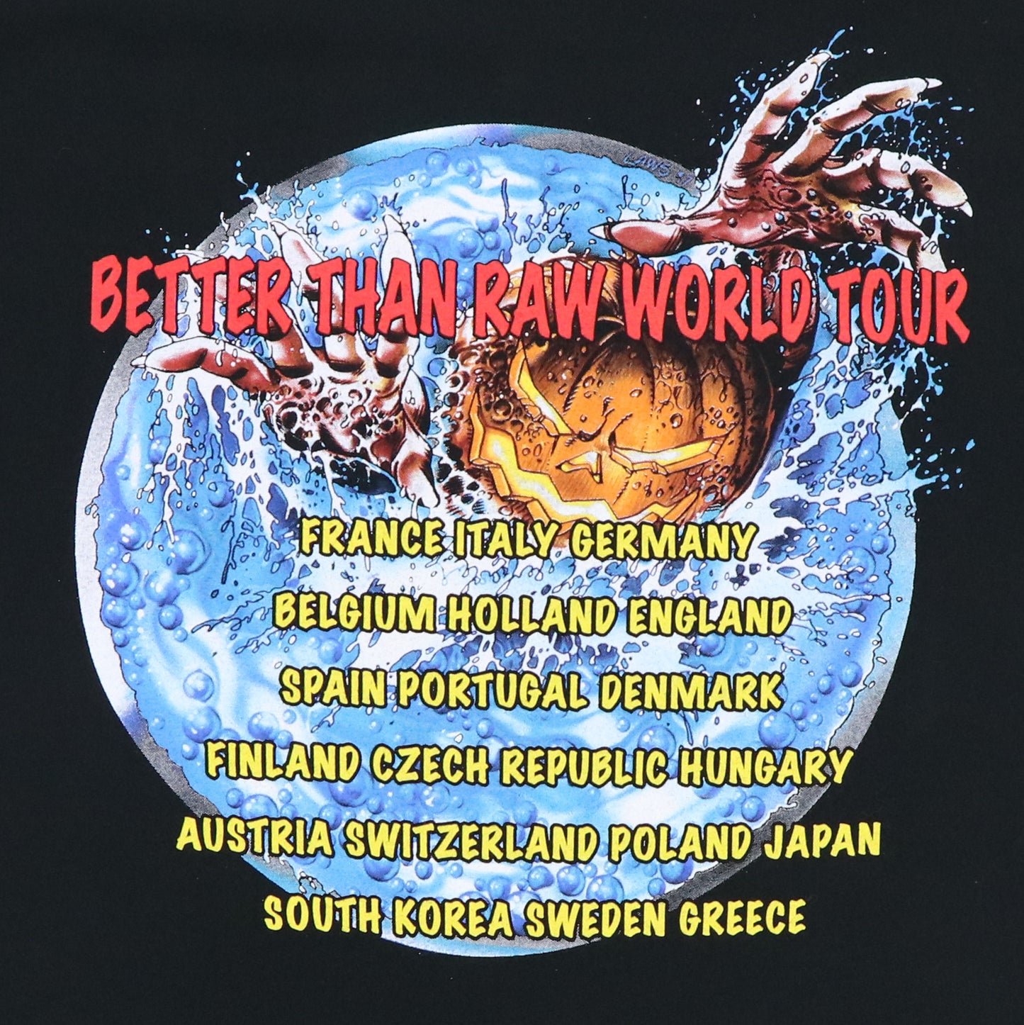 1998 Helloween Better Than Raw Tour Shirt