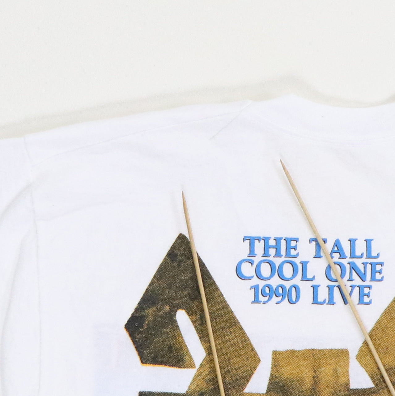 1990 Robert Plant Manic Nirvana World Tour Shirt Detail