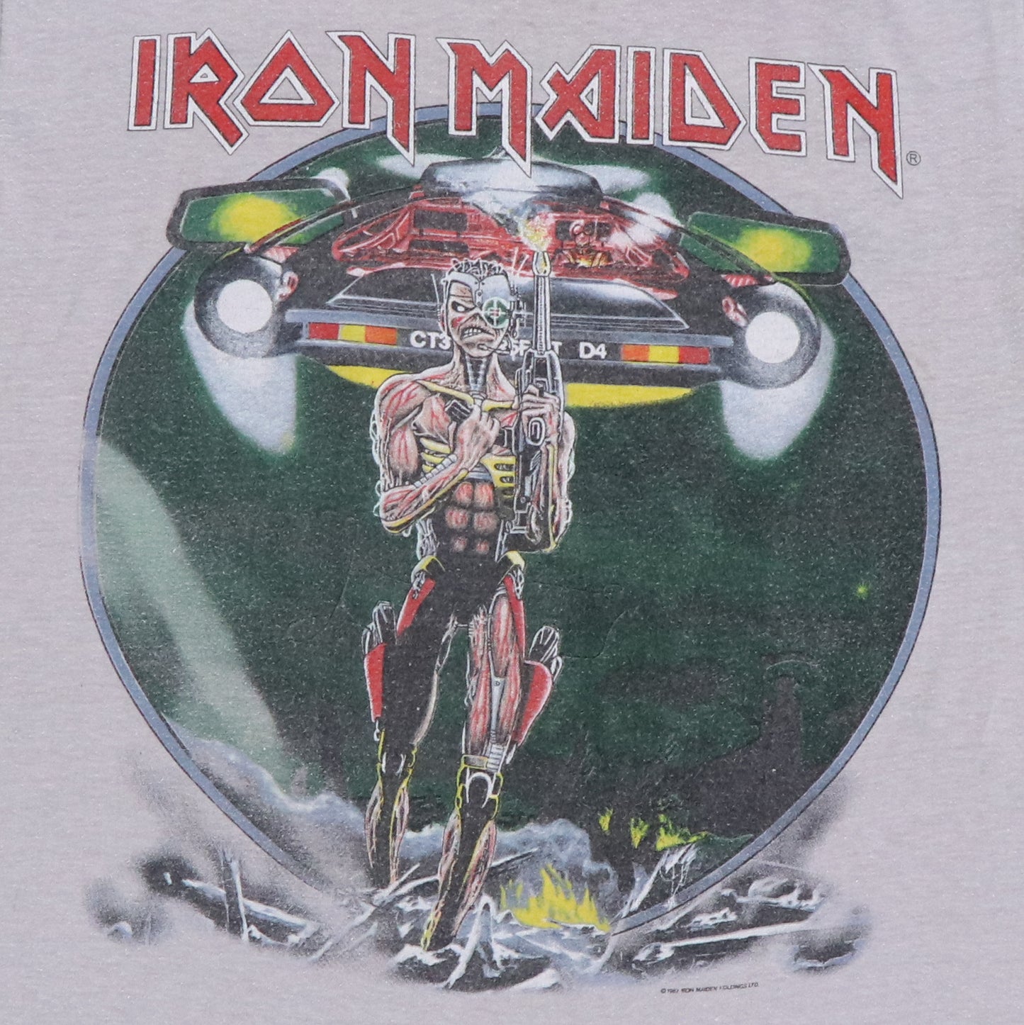 1987 Iron Maiden Somewhere On Tour Shirt