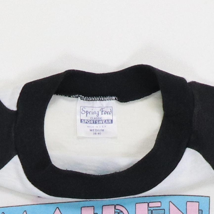 1987 Iron Maiden Vice Is Nice Tour Jersey Shirt