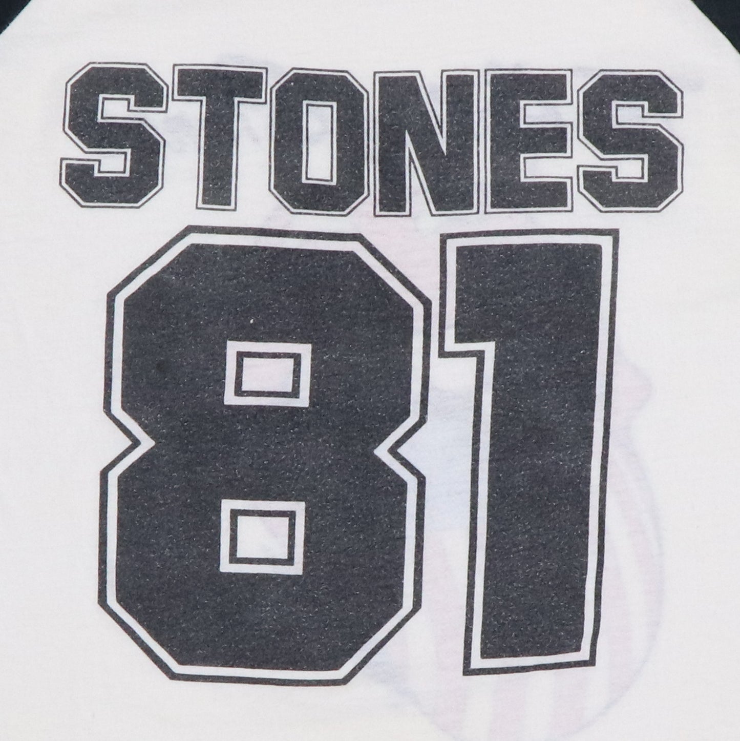 1981 Rolling Stones North American Tour Jersey Shirt