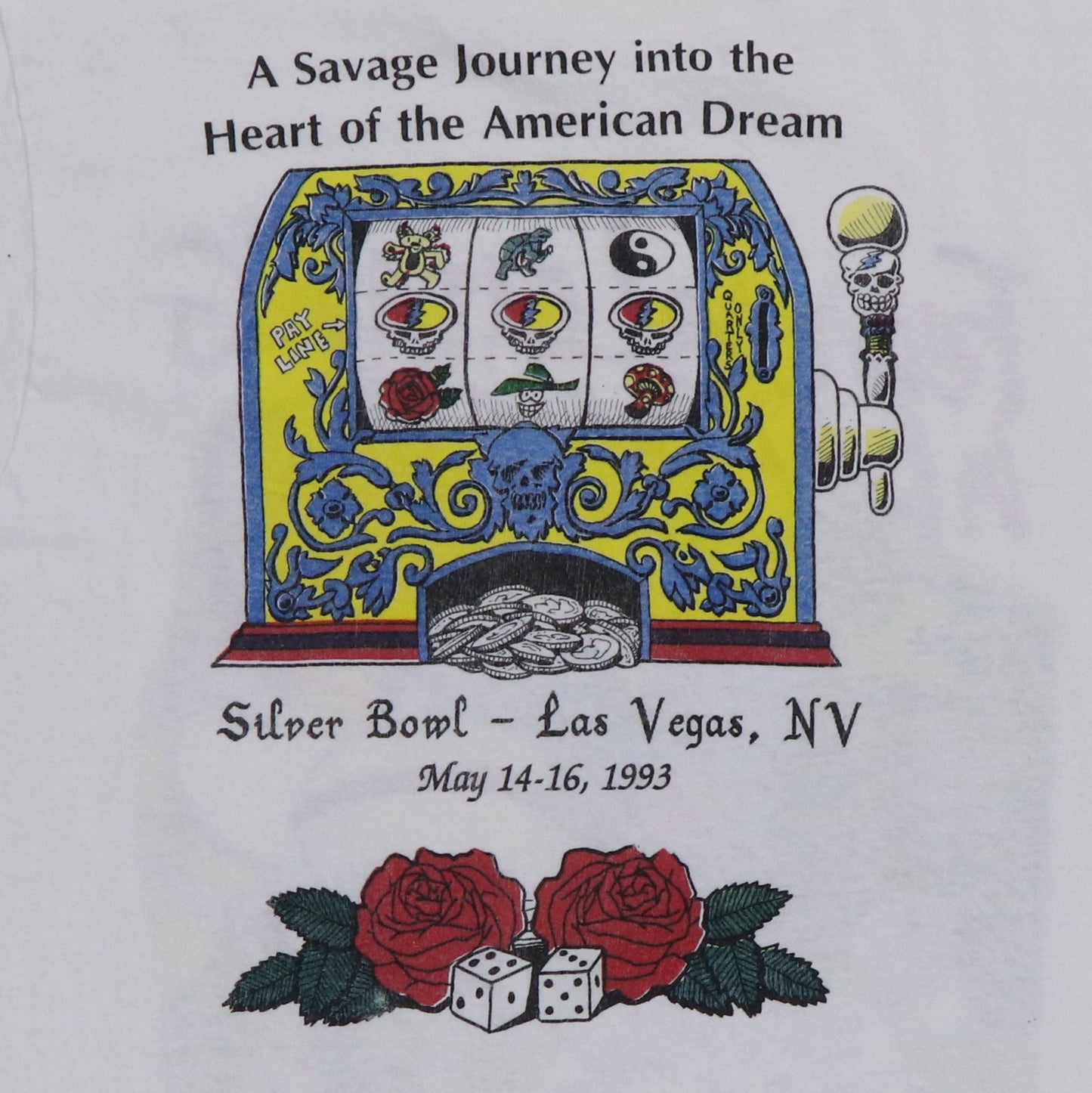 1993 Grateful Dead Fear and Loathing Vegas Tour Shirt
